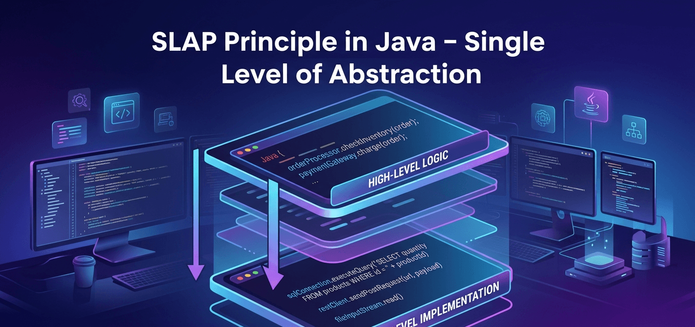 SLAP Principle in Java: Writing Cleaner and More Readable Code