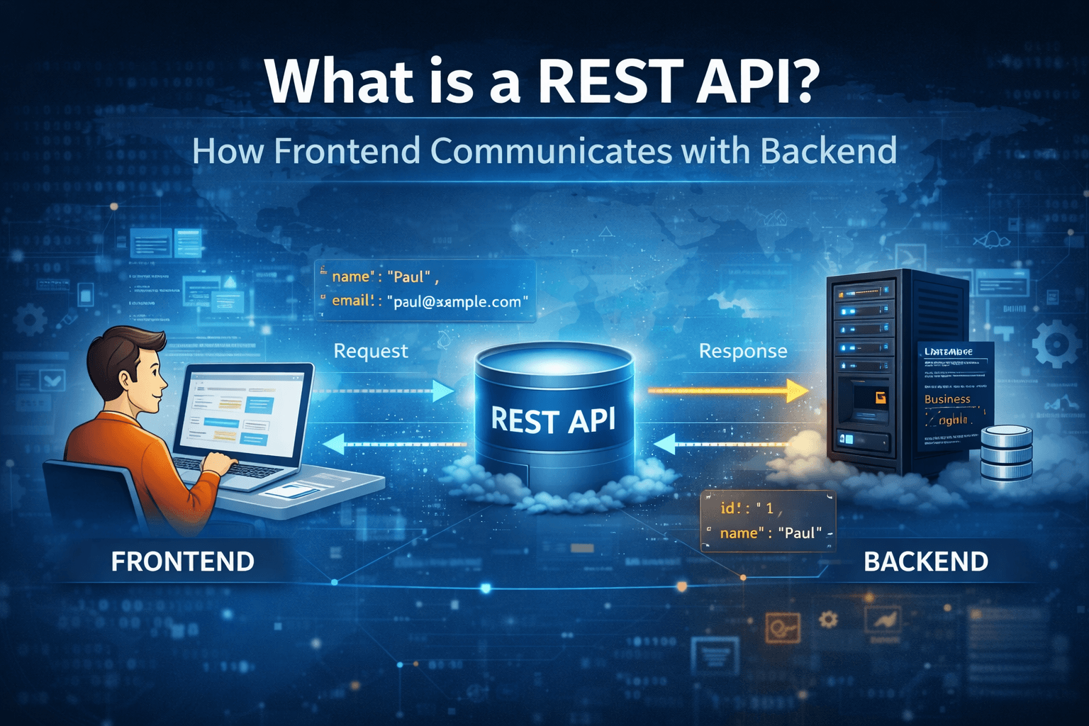 “What is a REST API? How Frontend Communicates with Backend”