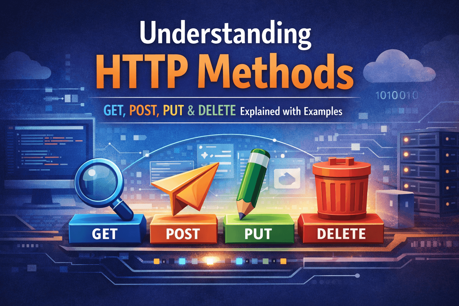 Understanding HTTP Methods: GET, POST, PUT & DELETE Explained with Examples