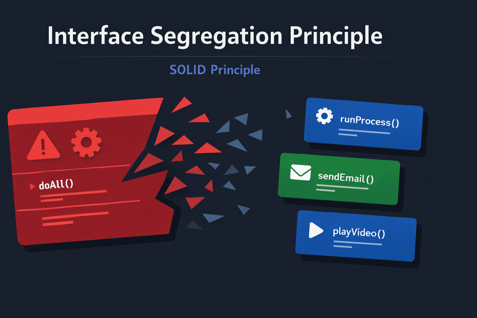 Interface Segregation Principle (ISP) in Java